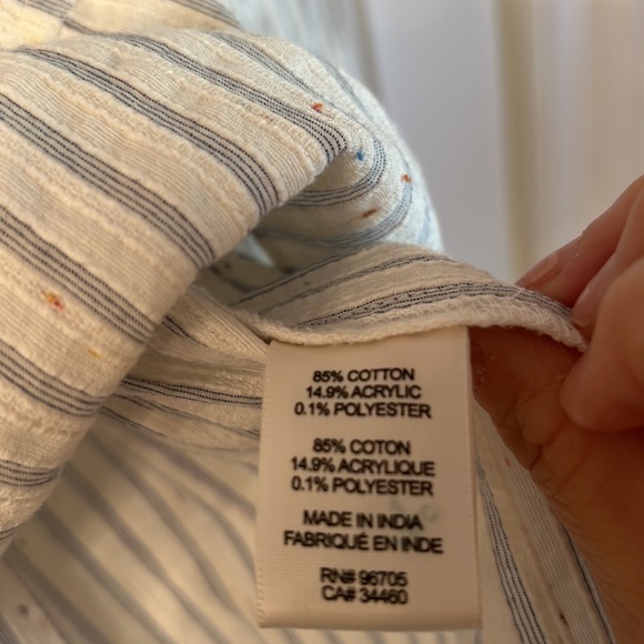 Rebecca Taylor Multi color stripes Dress size 2 - Picture 10 of 12